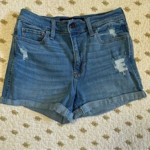 Hollister Ripped High Waist Shorts